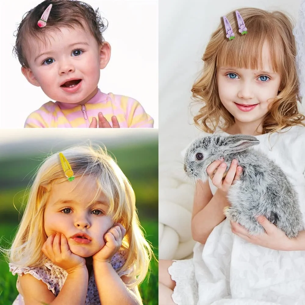 Fruit Hairpins, Cute Hair Clips, Hair Accessories, Barrettes Girls Women Kids